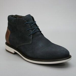 Johnston & Murphy Men's 12 Lockwood Blue Nubuck Lace-up Chukka Boots - 20-3029